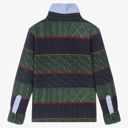 Lapin House-Boys Green & Blue Trousers Set | Childrensalon Outlet