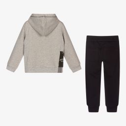 لابين هاوس-Boys Grey & Blue Tracksuit | Childrensalon Outlet