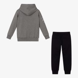 Lapin House-Boys Grey & Blue Tracksuit | Childrensalon Outlet