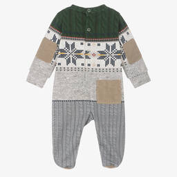 Lapin House-Серый хлопковый комбинезон | Childrensalon Outlet