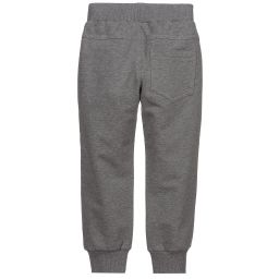 لابين هاوس-Boys Grey Cotton Joggers | Childrensalon Outlet