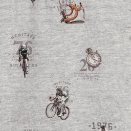 لابين هاوس-Boys Grey Cotton Polo Shirt | Childrensalon Outlet