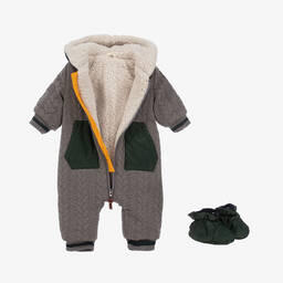 Lapin House-Серо-зеленый комбинезон для коляски | Childrensalon Outlet
