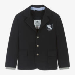 Lapin House-Boys Navy Milano Jersey Jacket | Childrensalon Outlet