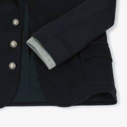 Lapin House-Boys Navy Milano Jersey Jacket | Childrensalon Outlet