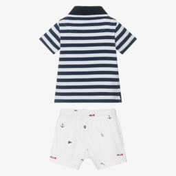 Lapin House-طقم شورت أزرق بحري للأولاد | Childrensalon Outlet