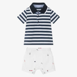 Lapin House-طقم شورت أزرق بحري للأولاد | Childrensalon Outlet