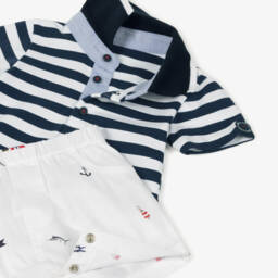 Lapin House-طقم شورت أزرق بحري للأولاد | Childrensalon Outlet