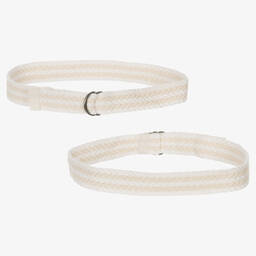 Lapin House-Boys White Cotton Cargo Shorts | Childrensalon Outlet