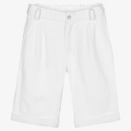 Lapin House-Белые льняные шорты для мальчиков | Childrensalon Outlet