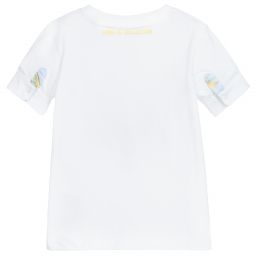 Lapin House-Boys White Parrot T-Shirt | Childrensalon Outlet