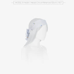 Lapin House-Girls Aqua Cotton Stripe Hairband | Childrensalon Outlet