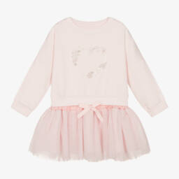 Lapin House-Girls Ballet Print Tulle Dress | Childrensalon Outlet