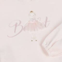 Lapin House-Girls Ballet-Themed Pink Leggings Ensemble | Childrensalon Outlet