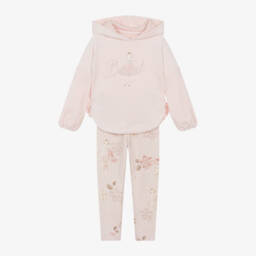 Lapin House-Girls Ballet-Themed Pink Leggings Ensemble | Childrensalon Outlet