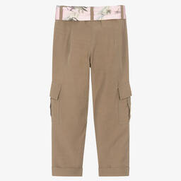 Lapin House-Бежевые брюки с карманами | Childrensalon Outlet
