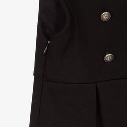 Lapin House-Girls Black Pinafore Dress | Childrensalon Outlet