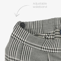 Lapin House-Girls Black & White Checked Trousers | Childrensalon Outlet