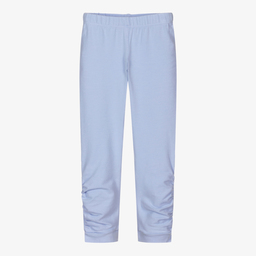 Lapin House-Girls Blue Cotton Leggings | Childrensalon Outlet