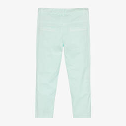 Lapin House-Girls Blue Cotton Trousers | Childrensalon Outlet