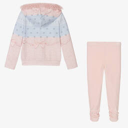 Lapin House-Girls Blue & Pink Leggings Set | Childrensalon Outlet