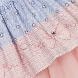 Lapin House-Girls Blue & Pink Tulle Dress | Childrensalon Outlet