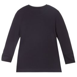 Lapin House-Girls Blue Viscose Top | Childrensalon Outlet