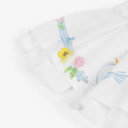 Lapin House-Girls Classic White Embroidered Dress | Childrensalon Outlet