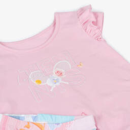 Lapin House-Girls Cotton Pink Tennis Ensemble | Childrensalon Outlet