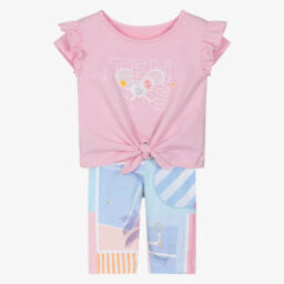 Lapin House-Girls Cotton Pink Tennis Ensemble | Childrensalon Outlet