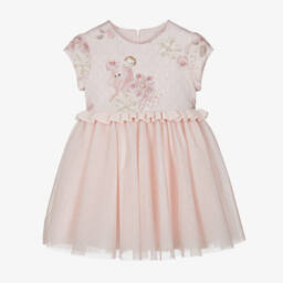 Lapin House-Girls Glittery Tulle Dress | Childrensalon Outlet
