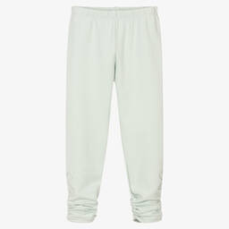 Lapin House-Girls Green Cotton Leggings | Childrensalon Outlet