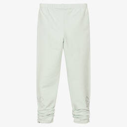 Lapin House-Girls Green Cotton Leggings | Childrensalon Outlet