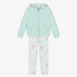 Lapin House-Топ на молнии и легинсы в полосу | Childrensalon Outlet