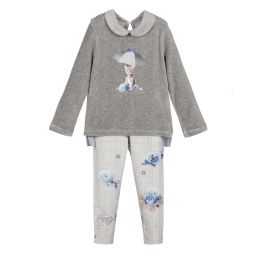 Lapin House-Girls Grey Leggings Set | Childrensalon Outlet