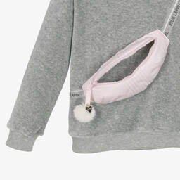 Lapin House-Girls Grey & Pink Cotton Leggings Set | Childrensalon Outlet