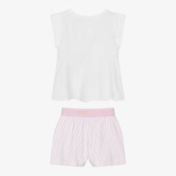 Lapin House-Girls Ice Cream Print Short Ensemble | Childrensalon Outlet