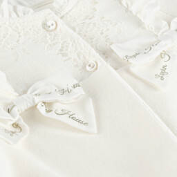 Lapin House-أفرول بيبي غرو قطيفة لون عاجي | Childrensalon Outlet