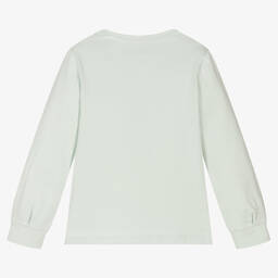 Lapin House-Girls Mint Green Cotton Top | Childrensalon Outlet