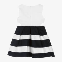 Lapin House-Платье из хлопка в морскую полоску для девочек | Childrensalon Outlet