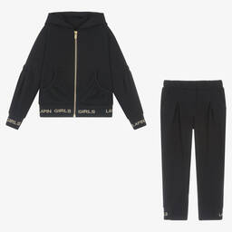 Lapin House-بدلة رياضية قطن جيرسي لون كحلي للبنات | Childrensalon Outlet