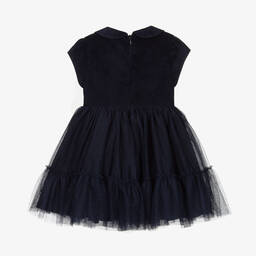 Lapin House-Синее платье из тюля с блестками | Childrensalon Outlet