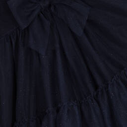 Lapin House-Синее платье из тюля с блестками | Childrensalon Outlet