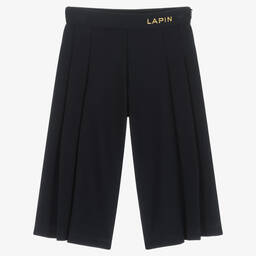 Lapin House-بنطلون كولوت ميلانو جيرسي لون كحلي للبنات | Childrensalon Outlet