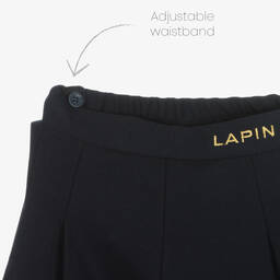 Lapin House-بنطلون كولوت ميلانو جيرسي لون كحلي للبنات | Childrensalon Outlet