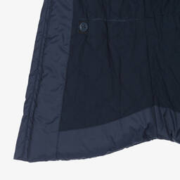 Lapin House-Girls Navy Blue Padded Coat | Childrensalon Outlet