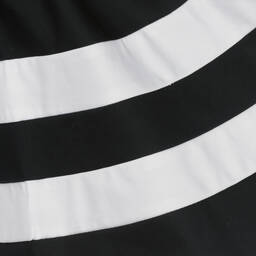 Lapin House-Girls Navy Blue Striped Cotton Dress | Childrensalon Outlet