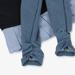 Lapin House-Girls Navy Sweatshirt and Leggings Set | Childrensalon Outlet