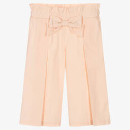 Lapin House-Розовые укороченные брюки из хлопка | Childrensalon Outlet