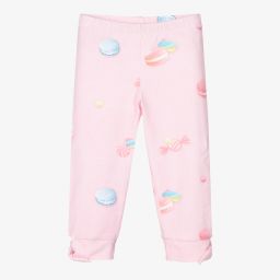 Lapin House-Girls Pink Cotton Leggings | Childrensalon Outlet